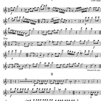 Minuet C Major D2d - Oboe 1