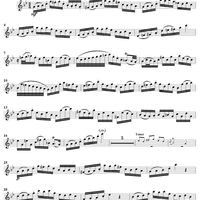 "Handle nicht nach deinen Rechten", Aria, No. 2 from Cantata No. 101: "Nimm von uns, Herr, du treuer Gott" - Violin