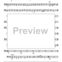 Fünffstimmigter blasender Music - Tuba