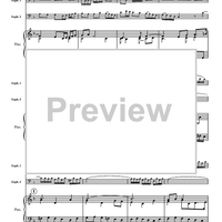 Trio Sonata I, BWV 1039 - Piano Score