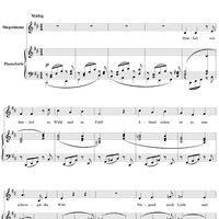 Von ewiger Liebe - No. 1 from "Four Songs", Op. 43