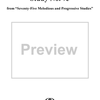 Study No. 75 in G minor