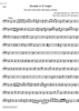 Sonata G Major - Bass
