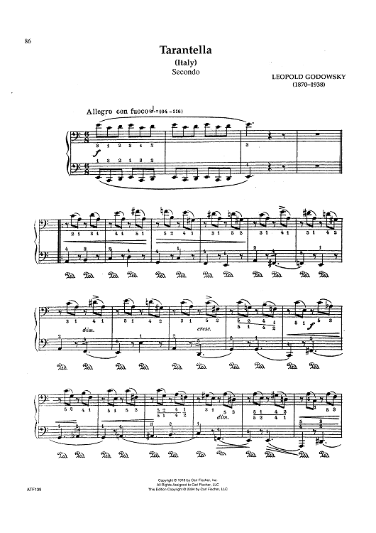 Tarantella (Italy) - from Seven Modern Dances