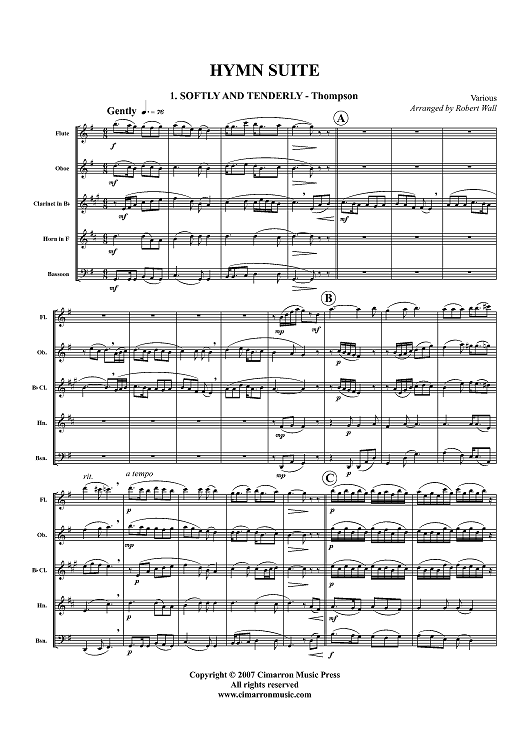 Hymn Suite - Score