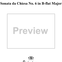 Sonata da Chiesa No. 6 in B-flat Major, K212 - Full Score