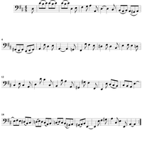 Orchestral Suite No. 3, No. 5: Gigue - Cello/Continuo