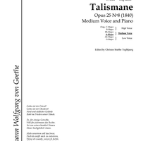 Talismane Op.25 No. 8