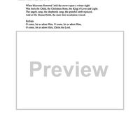 Cover, Contents and Carol Texts - Bonus Material