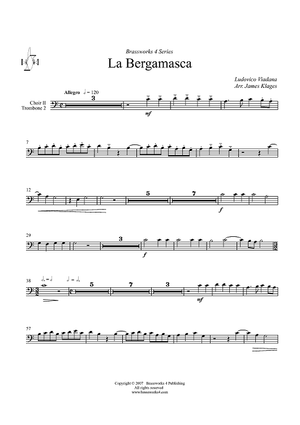 La Bergamasca - Choir 2, Trombone 2