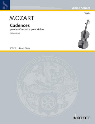 Cadences to the Violin Concertos