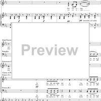 Grand Scene of the Consecration, and First Finale from "Aida", Act 1 - Score