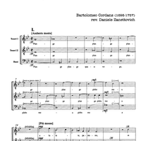 Tre responsori per la settimana santa - Score