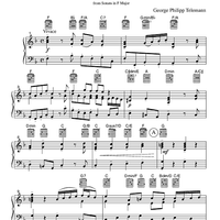 Vivace - from Sonata in F Major - Keyboard or Guitar