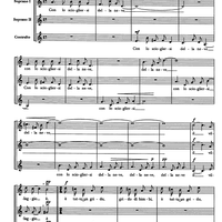 Con lo sciogliersi della neve - Score