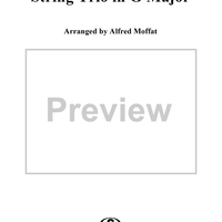 String Trio in G major op. 1, no. 6 - Violin 1