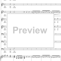 Samson, Act 2, No. 38: "Fix'd in his everlasting seat, Jehovah" - Score