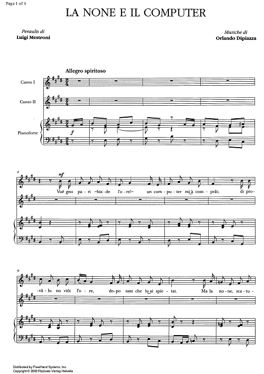 La none e il computer