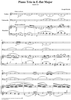 Piano Trio in E-flat Major, HobXV/30 - Piano/Score