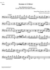 Sonata in G Minor (from Metodische Sonaten) - Continuo
