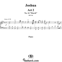 Joshua, Act 2, No. 16: March