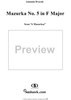 Mazurka No. 5 in F Major - from "6 Mazurkas" - Op. 56 - B111