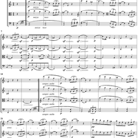 String Quartet No. 2, Movement 3 - Score