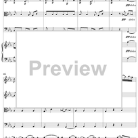 Piano Quintet in B-flat Major, Movement 2 - Piano Score