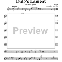Dido's Lament - Horn