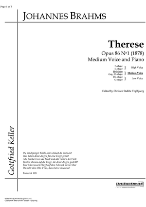 Therese Op.86 No. 1