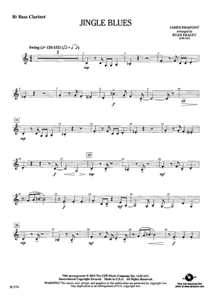 Jingle Blues - Bb Bass Clarinet