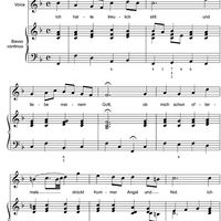 Ich halte treulich still BWV 466