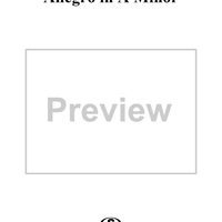 7 Pieces: No. 3, Allegro in A Minor