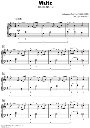 Waltz, Op. 39, No. 15