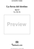 La forza del destino, Act 3, Nos. 20d and 20e, Chorus. "Pane, pan per carità" and "Che vergogna!" - Score