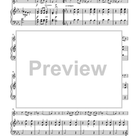 Three Melodies - Piano Score