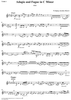 Adagio and Fugue - Violin 2
