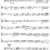 Adagio and Fugue - Violin 2