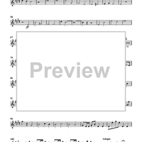 Hallelujah - from "Messiah", HWV 56 (introducing the Chorale "Ein' feste Burg") - Clarinet 2 in Bb