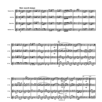 Under the Double Eagle March - Score