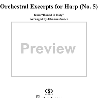 Harold en Italia, op. 16 (Harp Excerpt)