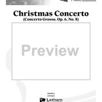 Christmas Concerto Concerto Grosso, Op. 6, No. 8 - Score