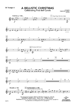 A Bellistic Christmas - Bb Trumpet 1