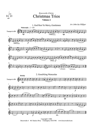 Christmas Trios, Volume 2 - Trumpet in B-flat