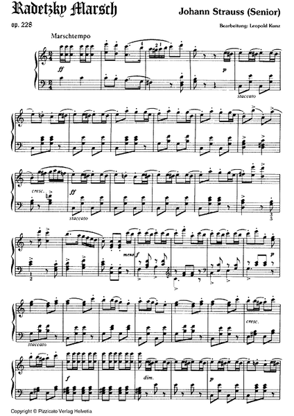 Radetzky Marsch Op.228