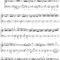 Sonata in F Major   - from "Der Getreue Music-Meister" - Score