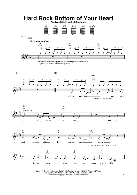 Hard Rock Bottom Of Your Heart