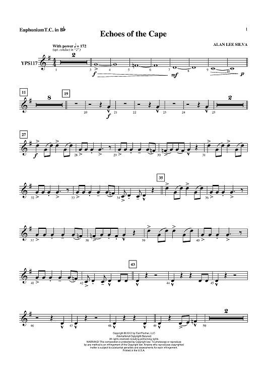 Echoes of the Cape - Euphonium TC