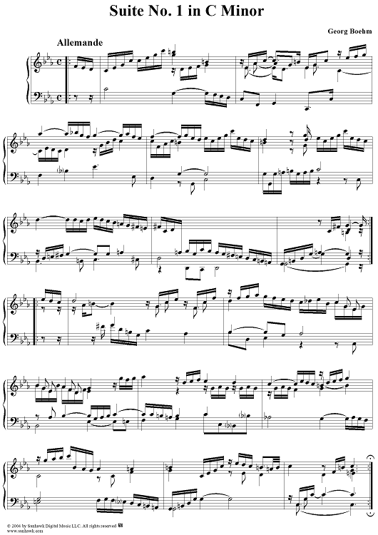 Suite No. 1 in C Minor