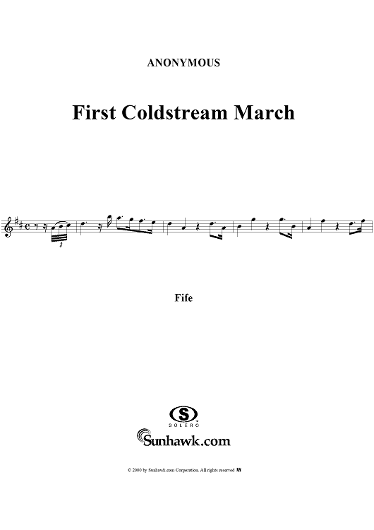 First Coldstream March